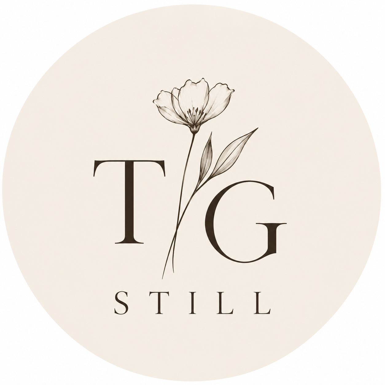 TG flower monogram